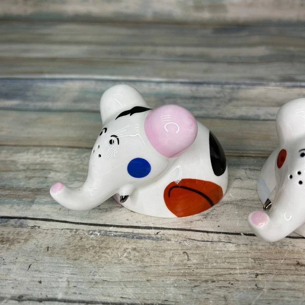 Villeroy & Boch Animal Park‎ Elephant Salt And Pepper Shakers France